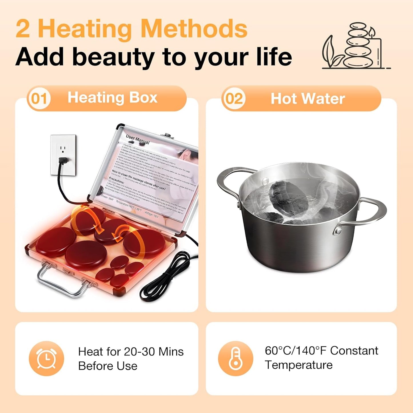 LavaGlow™ - Hot Stones Kit