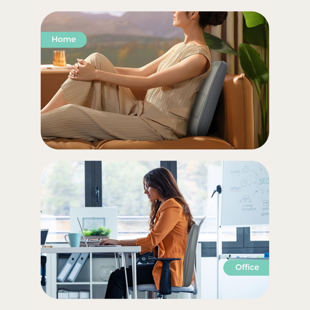 CoreSooth™ - Snailax Shiatsu Back Massager with Heat